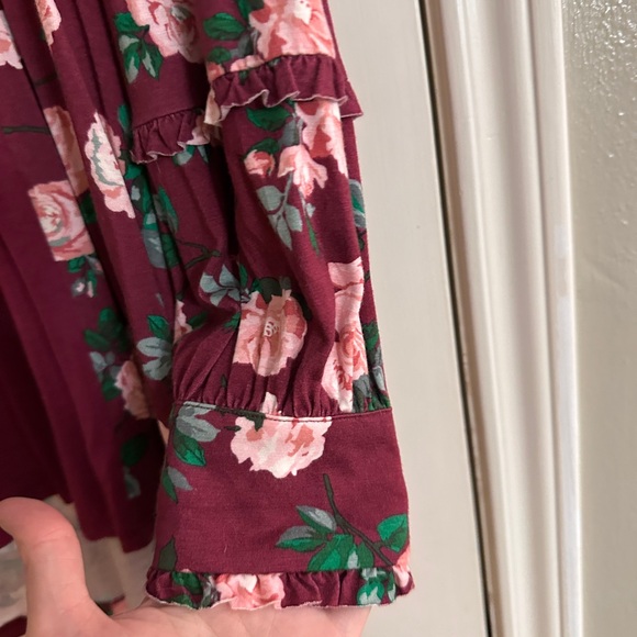 Matilda Jane - Floral Tunic Length Knit Top - Picture 2 of 6